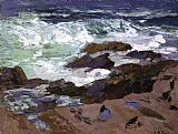 Wild Surf Ogunquit Maine by Edward Henry Potthast